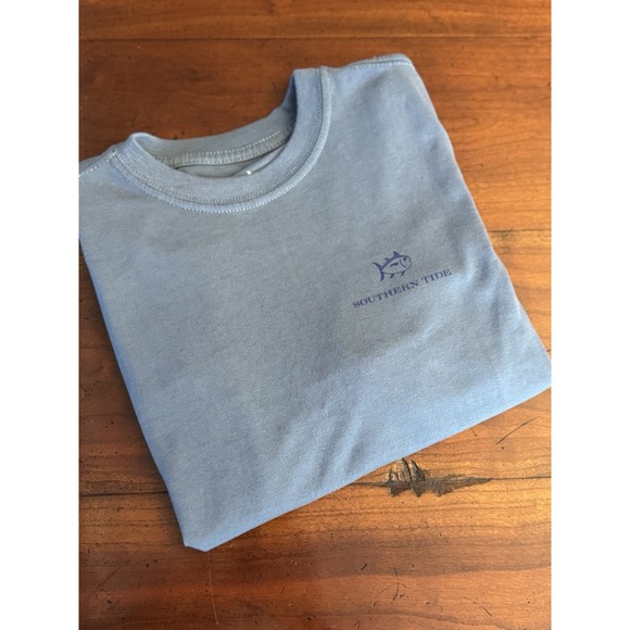 Southern Tide Ford Bronco Boys XS (4-5) Blue Long Sleeve Tee Shirt - Picture 8 of 8